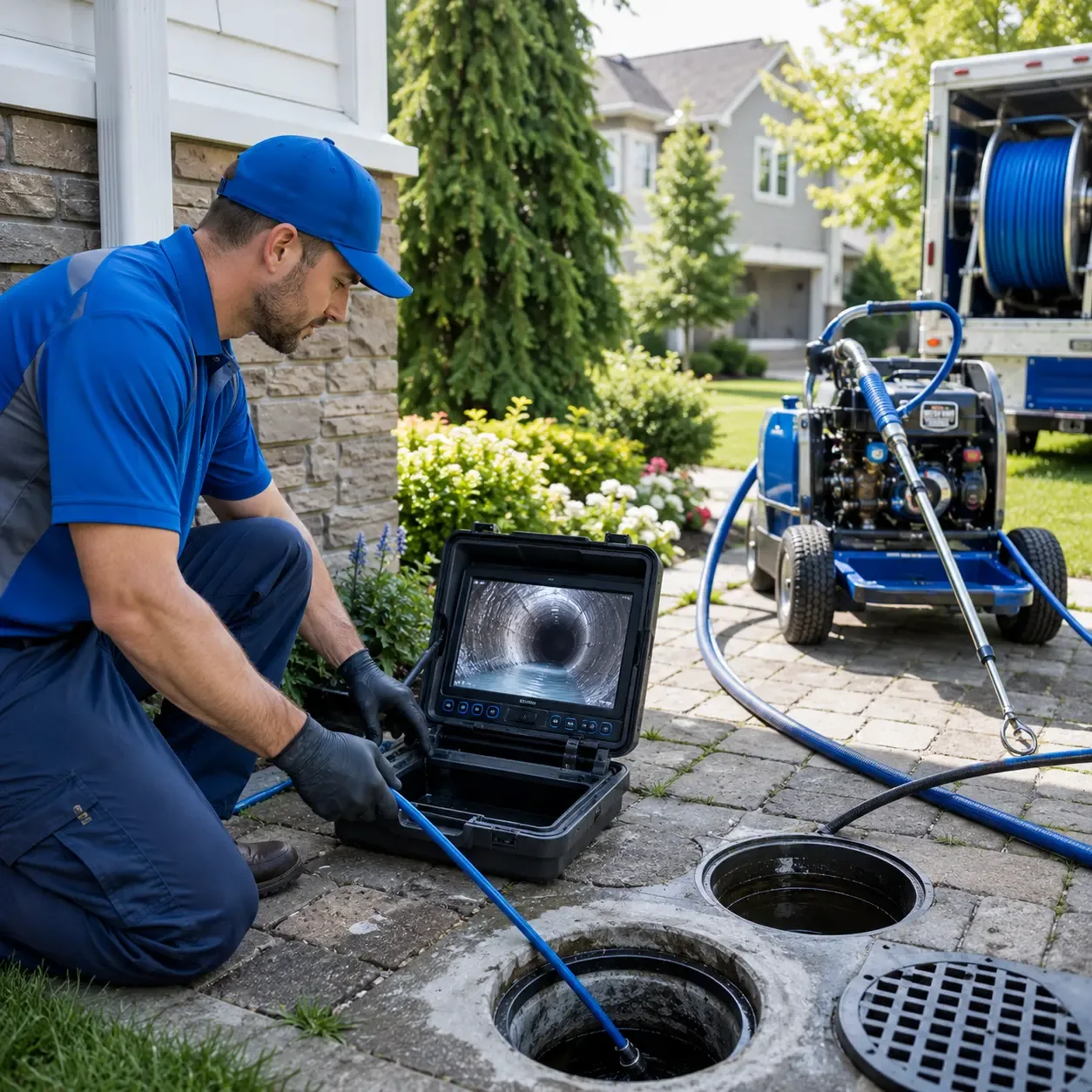 Outdoor drain cleaning professionals serving Albany, NY